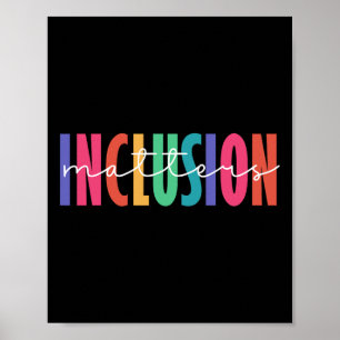 Choose To Include Inclusion Problems Autism Awaren Poster