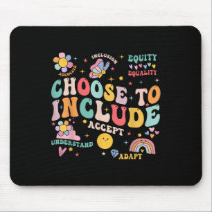 Choose To Include Inclusion S Autism Awareness Tea Mouse Pad