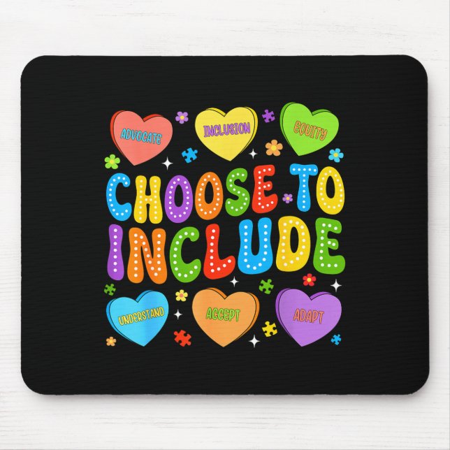 Choose to include special education autism mouse pad (Front)