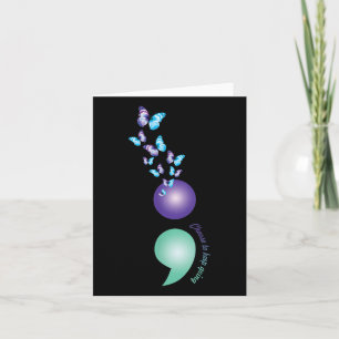Choose To Keep Going Suicide Prevention Awareness Card
