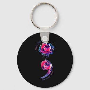 Choose To Keep Going Suicide Prevention Awareness  Key Ring