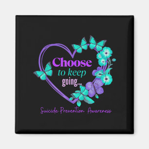 Choose To Keep On Going Heartflower Women Magnet