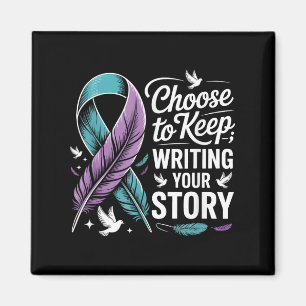 Choose To Keep Writing Your Story Insrational Quot Magnet