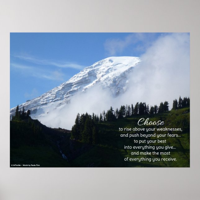Choose to rise above your weaknesses... poster (Front)