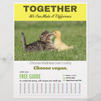 Choose Vegan Poster Flyer