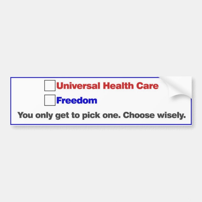 Choose Wisely Bumper Sticker (Front)