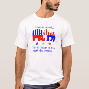 Choose Wisely Political Animals T-Shirt