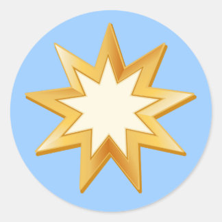 Choose Your Background Colour Baha'i Sticker