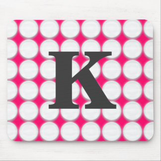 Choose Your Background Colour Initial Mouse Pad