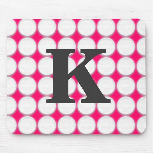Choose Your Background Colour Initial Mouse Pad (Front)