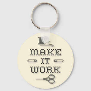 Choose Your Background Colour Key Ring