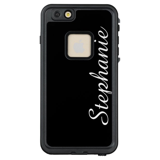 CHOOSE YOUR COLOR Custom Phone Case with Name (Back)