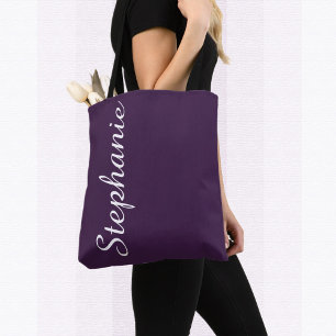 CHOOSE YOUR COLOR Custom Tote with Name Bag