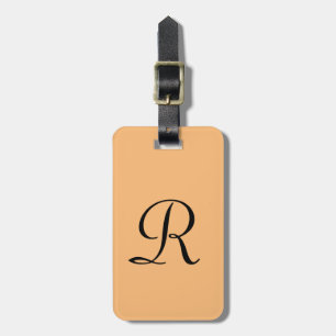 CHOOSE YOUR COLOR Monogram Minimalist Bag Luggage Tag
