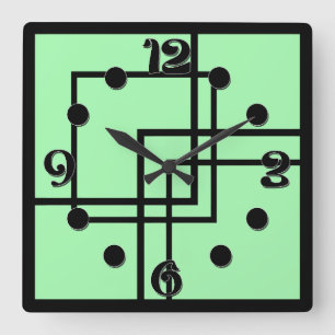 Choose your color square wall clock