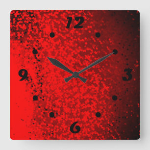 Choose your color square wall clock