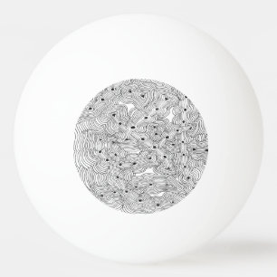 Choose your Colour Abstract Ant Farm Ping Pong Ball