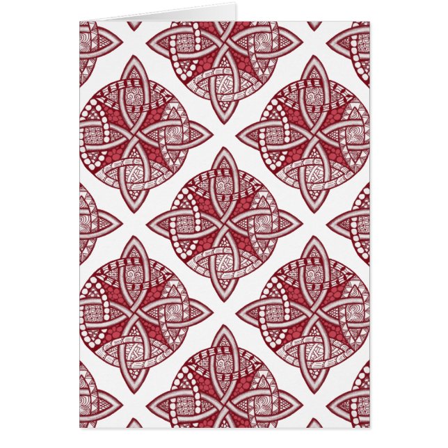 Choose Your Colour Celtic Knot Decorative Pattern (Front)