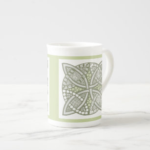 Choose Your Colour Celtic Knot Decorative Pattern Bone China Mug