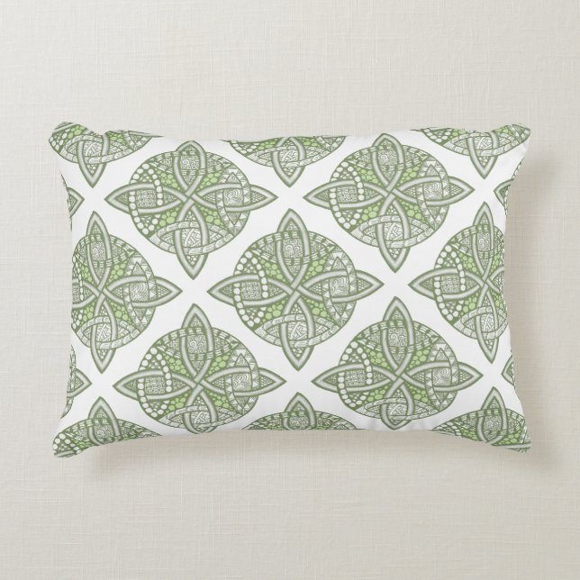 Choose Your Colour Celtic Knot Decorative Pattern Cushion (Front)