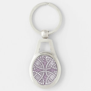 Choose Your Colour Celtic Knot Decorative Pattern Key Ring