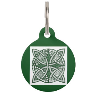 Choose Your Colour Celtic Knot Decorative Pattern Pet Tag