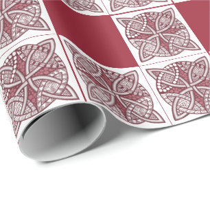 Choose Your Colour Celtic Knot Decorative Pattern Wrapping Paper