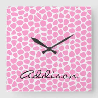 Choose Your Colour Giraffe Wall Clock