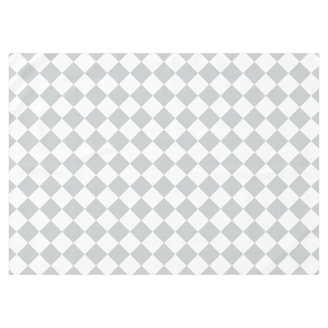 Choose your Colour in one step Chequered Diamonds Tablecloth (Front (Horizontal))