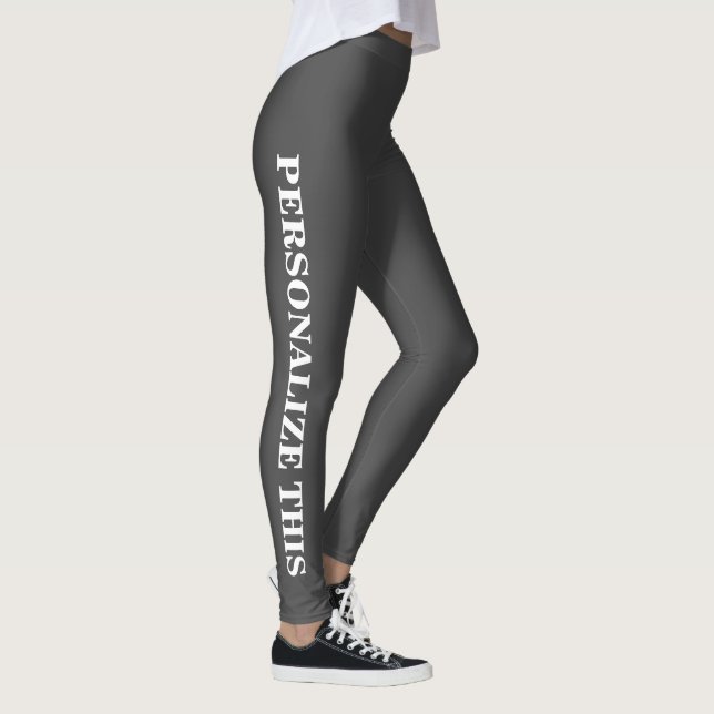 Choose Your Colour Personalised Custom Made  Leggings (Right)