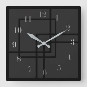 Choose your colour square wall clock