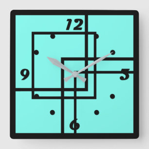 Choose your colour square wall clock