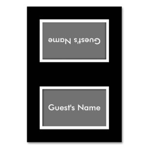 Choose-Your-Colour Tented Name Place Card