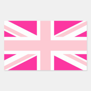 Choose Your Colours Union Jack Rectangular Sticker