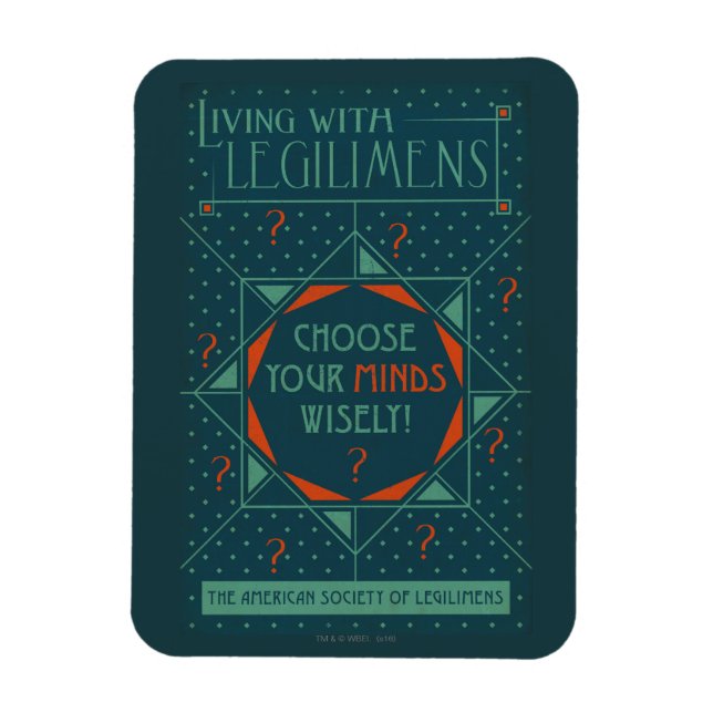 Choose Your Minds Wisely - Legilimens Poster Magnet (Vertical)