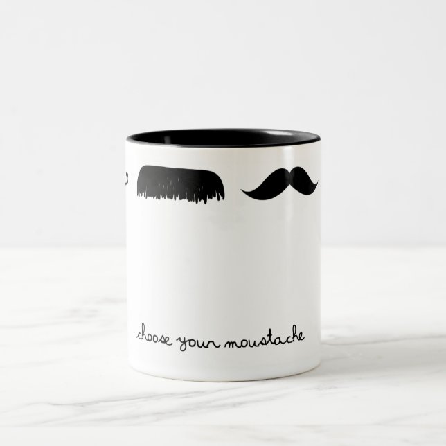 choose your moustache mug (Center)