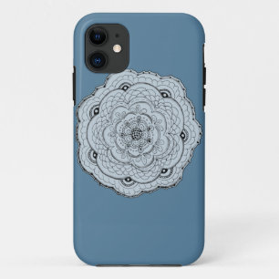 Choose Your Own Colour Lace Crochet Flower iPhone 11 Case