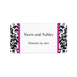 Choose Your Own Colour Wedding Favour Labels