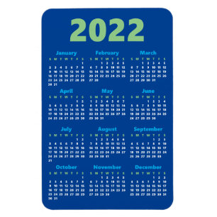 Choose your own colours   2022 Calendar Magnet
