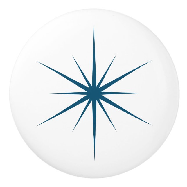 Choose Your Own Colours Fun Mid Century Modern Sta Ceramic Knob (Front)