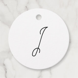 Choose Your Own Letter Font Style: Alexandria Favour Tags