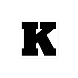 Choose Your Own Letter   Font Style: Alfa Slab One Rubber Stamp