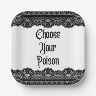Choose Your Poison Paper Plate