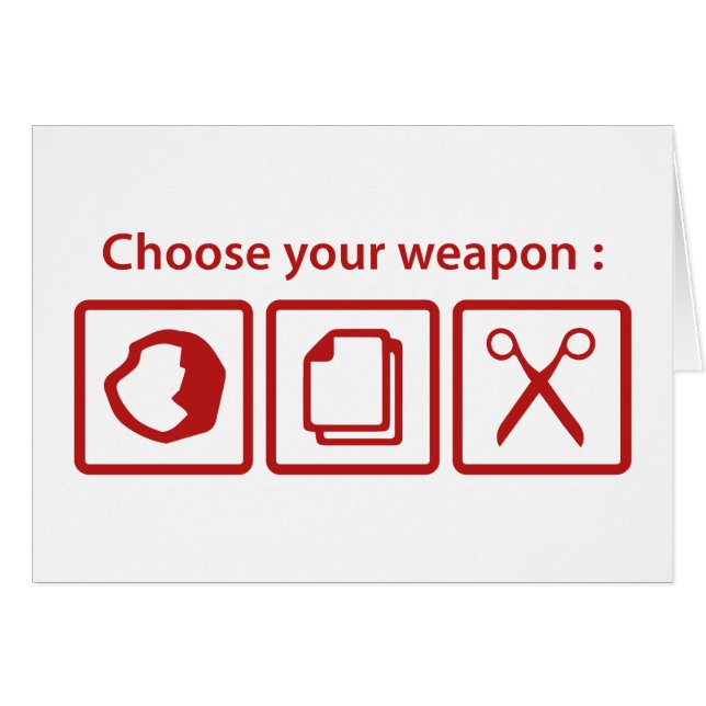 Choose Your Weapon (Front Horizontal)