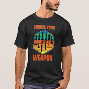 Choose Your Weapon Chequered Chess Board Game Chec T-Shirt