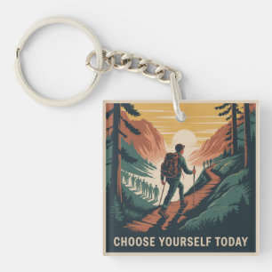 Choose Yourself Today Key Ring