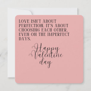 Choosing Each Other  Happy Valentine's Day Card