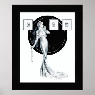 Choosing Her Man by George Petty Poster