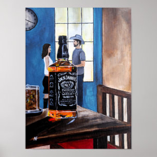 Choosing Texas Painting by Alfred Fox Poster