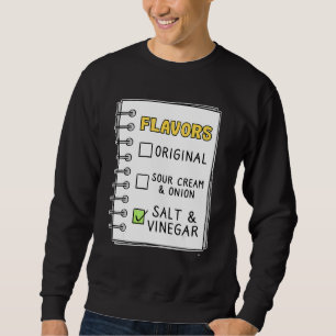 Choosing The Best Flavour Salt And Vinegar Sweatshirt